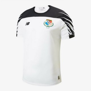 Thailande Maillot Panama Exterieur 2019 Blanc Noir