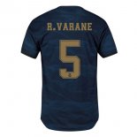 Maillot Real Madrid NO.5 Varane Exterieur 2019 2020 Bleu