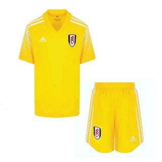 Maillot Fulham Exterieur Enfant 2020 2021 Jaune