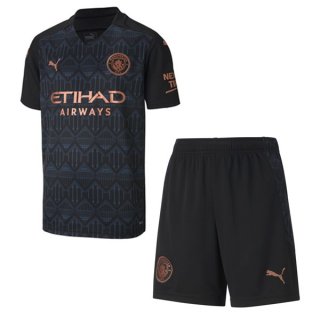 Maillot Manchester City Exterieur Enfant 2020 2021 Noir