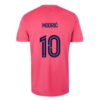 Maillot Real Madrid Exterieur NO.10 Modric 2020 2021 Rose Maillot Real Madrid Exterieur NO.10 Modric 2020 2021 Rose