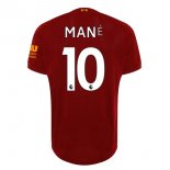 Maillot Liverpool NO.10 Mane Domicile 2019 2020 Rouge