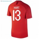 Maillot Angleterre Exterieur Hart 13 2018 Rouge