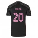 Maillot Real Madrid Third NO.20 Vini Jr. 2020 2021 Noir