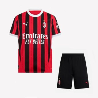 Maillot AC Milan Domicile Enfant 2024 2025 Noir Maillot AC Milan Domicile Enfant 2024 2025 Noir