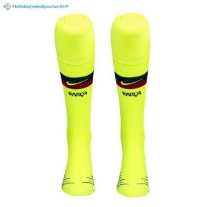 Chaussette Barcelona Exterieur 2018 2019 Vert