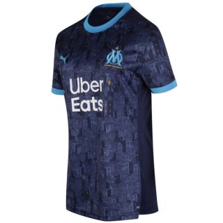 Maillot Marseille Exterieur Femme 2020 2021 Bleu