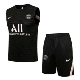 Maillot Paris Saint Germain Sans Manches 2022 Noir Maillot Paris Saint Germain Sans Manches 2022 Noir