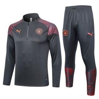 Training Manchester City 2024 Gris Rouge 2 Training Manchester City 2024 Gris Rouge 2