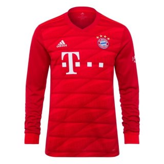 Maillot Bayern Munich Domicile ML 2019 2020 Rouge Maillot Bayern Munich Domicile ML 2019 2020 Rouge