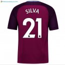 Maillot Manchester City Exterieur Silva 2017 2018