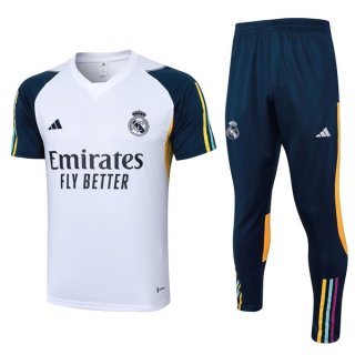 Thailande Maillot Real Madrid Ensemble Complet 2024 Blanc Thailande Maillot Real Madrid Ensemble Complet 2024 Blanc
