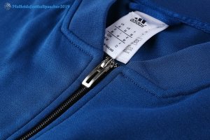 Survetement Manchester United 2018 2019 Bleu