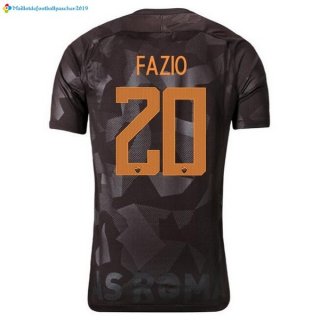 Maillot AS Roma Third Fazio 2017 2018 Maillot AS Roma Third Fazio 2017 2018