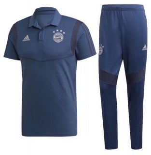 Polo Ensemble Complet Bayern Munich 2019 2020 Azul