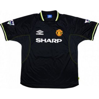 Maillot Manchester United Third Retro 1998 1999 Noir