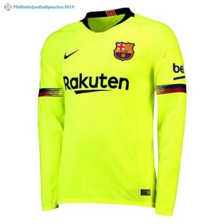 Maillot Barcelona Exterieur ML 2018 2019 Vert Maillot Barcelona Exterieur ML 2018 2019 Vert