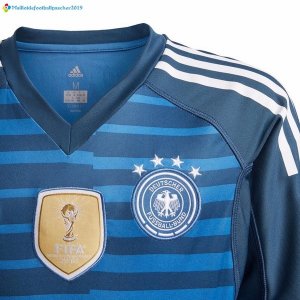 Maillot Allemagne Domicile ML Gardien 2018 Bleu