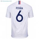 Maillot France Exterieur Pogba 2018 Blanc