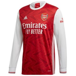 Thailande Maillot Arsenal Domicile ML 2020 2021 Rouge