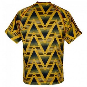 Thailande Maillot Arsenal Exterieur Retro 1991 1993 Jaune