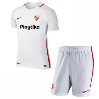 Maillot Séville Domicile Enfant 2018 2019 Blanc