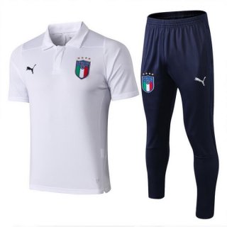 Polo Ensemble Complet Italie 2018 Blanc Polo Ensemble Complet Italie 2018 Blanc