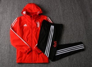 Coupe Vent Ensemble Complet Juventus 2019 2020 Rouge Noir