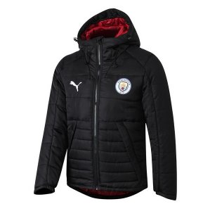 Veste Vers Le Bas Manchester City Ensemble Complet 2019 2020 Noir