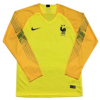 Maillot France ML Gardien 2018 Jaune Maillot France ML Gardien 2018 Jaune