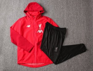 Coupe Vent Liverpool Ensemble Complet 2019 2020 Rouge Noir