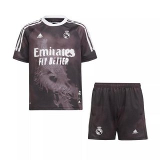 Maillot Real Madrid Human Race Enfant 2020 2021 Noir