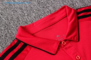 Polo AC Milan Ensemble Complet 2017 2018 Rouge