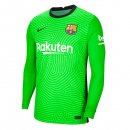 Thailande Maillot Barcelona Gardien ML 2020 2021 Vert