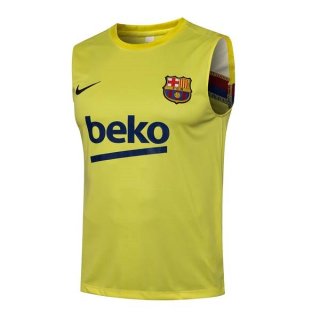 Maillot Barcelona Sans Manches 2022 Jaune Maillot Barcelona Sans Manches 2022 Jaune