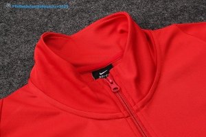 Survetement Paris Saint Germain 2017 2018 Bleu Marine Rouge