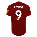 Maillot Liverpool NO.9 Firmino Domicile 2019 2020 Rouge