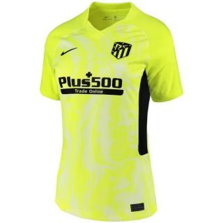 Maillot Atlético de Madrid Third Femme 2020 2021 Vert Fluorescent