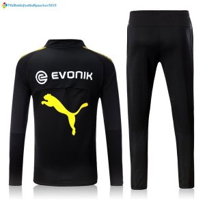 Survetement Borussia Dortmund 2017 2018 Noir Marine Jaune