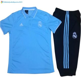 Polo Real Madrid Ensemble Complet 2017 2018 Bleu