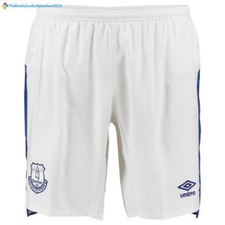 Domicile Everton Pantalon 2017 2018 Blanc