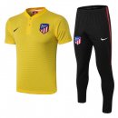 Polo Ensemble Complet Atlético de Madrid 2018 2019 Jaune