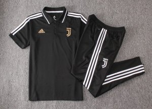 Polo Ensemble Complet Juventus 2018 2019 Noir Or