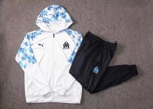 Sweat Shirt Capuche Marseille 2021 2022 Blanc
