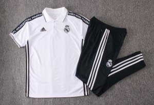 Polo Ensemble Complet Real Madrid 2019 2020 Blanc