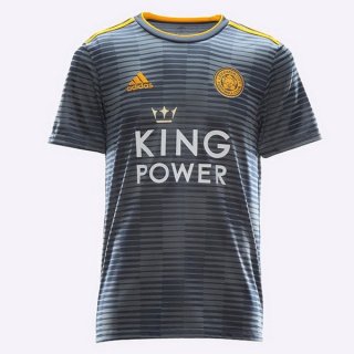 Maillot Leicester City Thailande Exterieur 2018 2019 Gris Maillot Leicester City Thailande Exterieur 2018 2019 Gris
