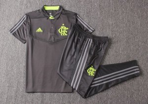 Polo Flamengo Ensemble Complet 2019 2020 Gris Vert