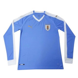 Maillot Uruguay Domicile ML 2019 Bleu Maillot Uruguay Domicile ML 2019 Bleu