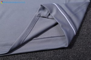 Survetement Manchester United 2017 2018 Gris Clair Noir