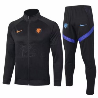 Survetement Pays-Bas 2020 Noir Purpura Survetement Pays-Bas 2020 Noir Purpura